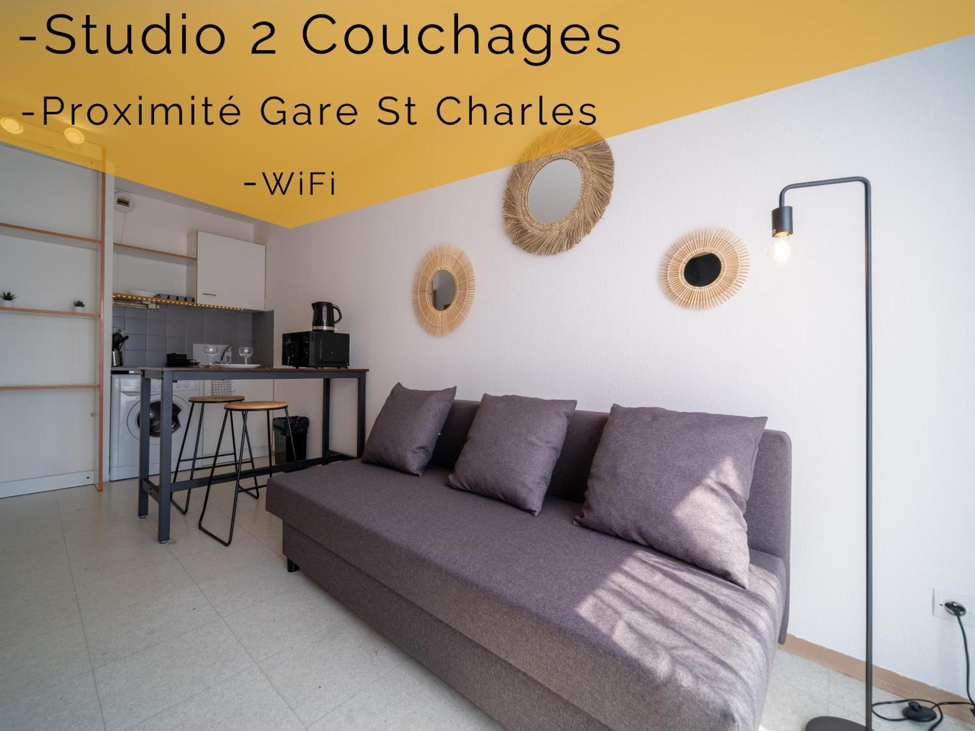 Appartement Tout Equipe A 6 Minutes De La Gare St Charles Marselha Exterior foto