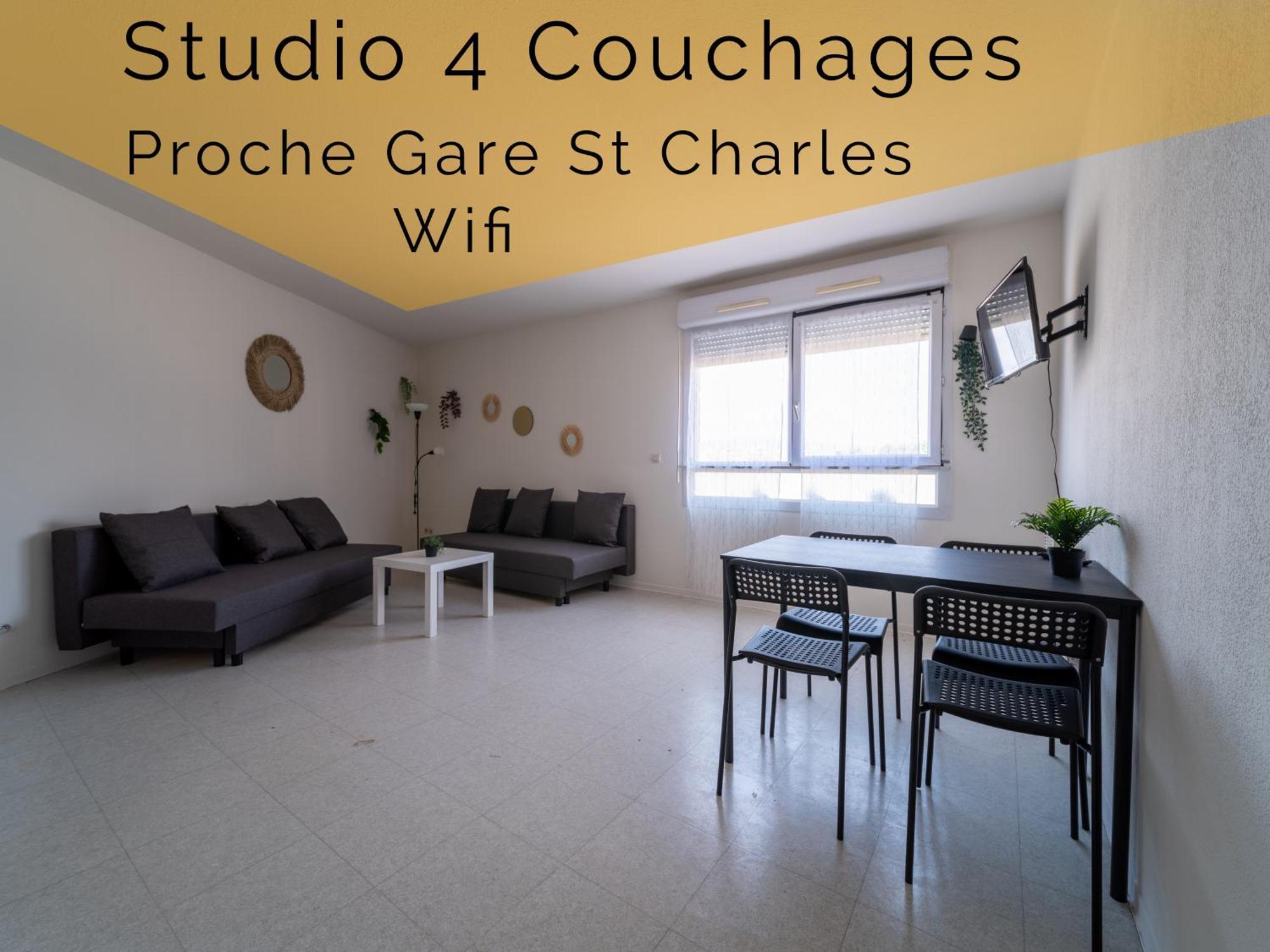 Appartement Tout Equipe A 6 Minutes De La Gare St Charles Marselha Exterior foto